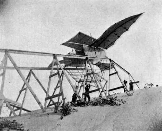 The Albatross glider tested by Octave Chanute and Augustus Herring